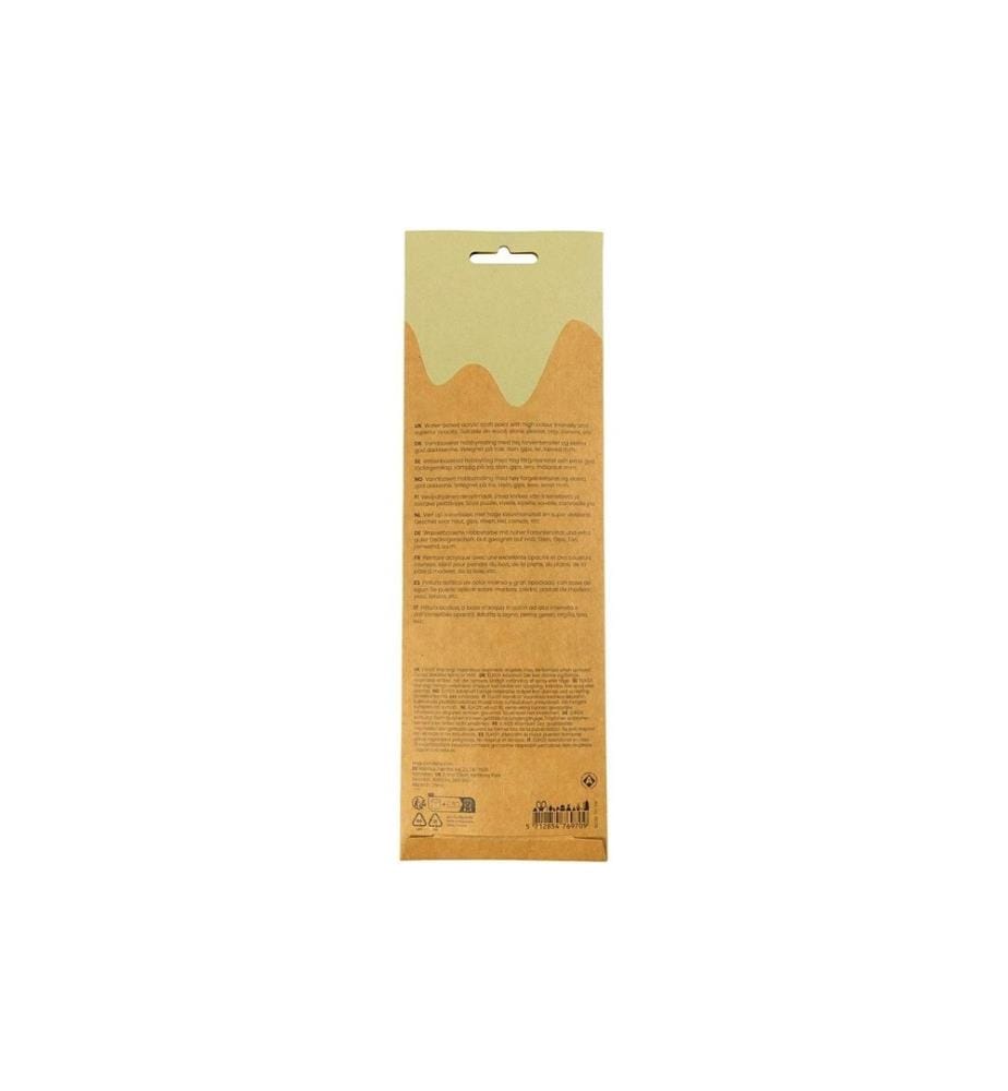 CREATIV COMPANY - Peinture acrylique Peinture Hobby Plus Color 6 x 5 ml, naturel