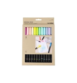 CREATIV COMPANY - Aquarellmarker 2+ 4-8 mm, 12 Stück