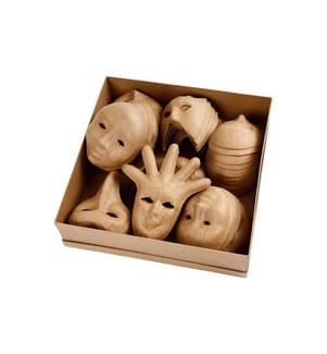 CREATIV COMPANY - Papp-Maske 60 Stück