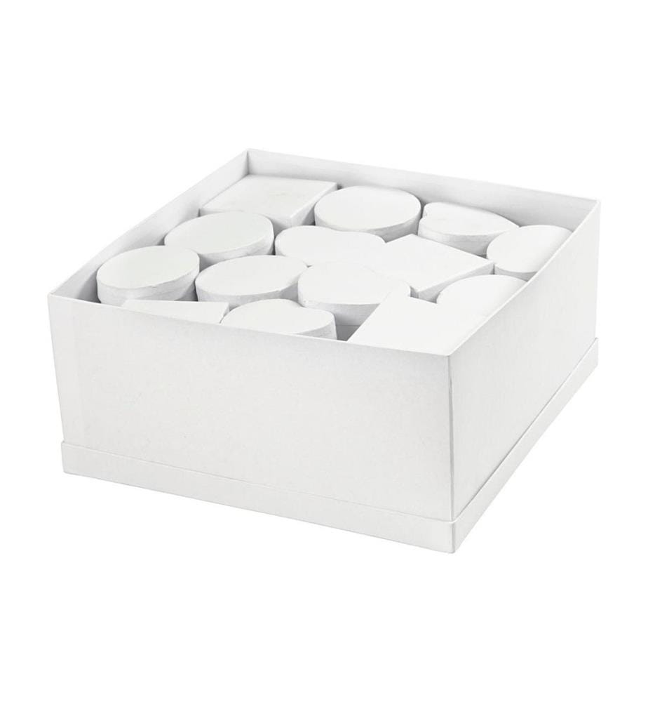 CREATIV COMPANY - Papp-Schachtel 27 Stück, Weiss