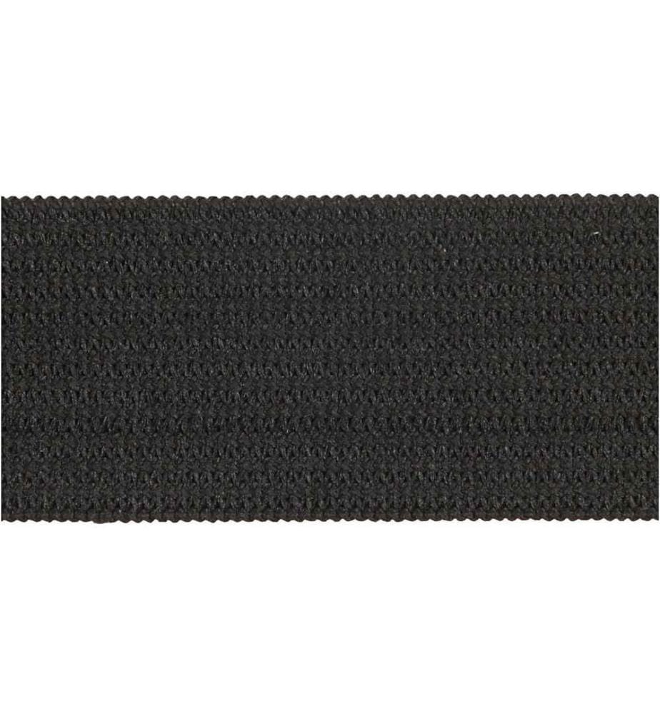 CREATIV COMPANY - Elastikband 25 m, Schwarz