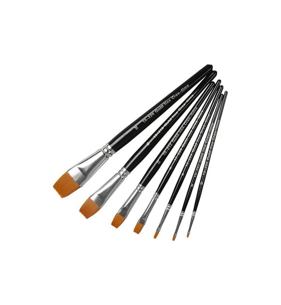 CREATIV COMPANY - Nylonhaarpinsel Universal 7 Stück