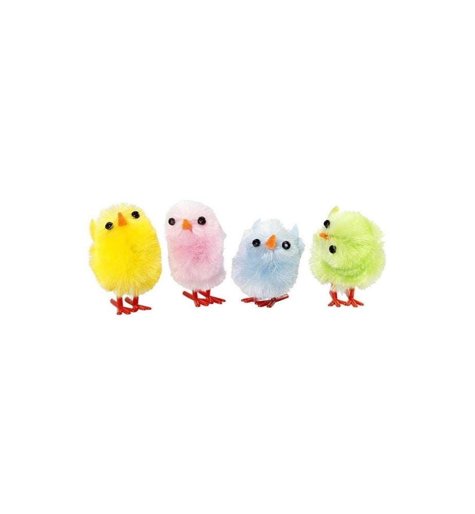 CREATIV COMPANY - Osterküken 4 Farben à 3 Stück