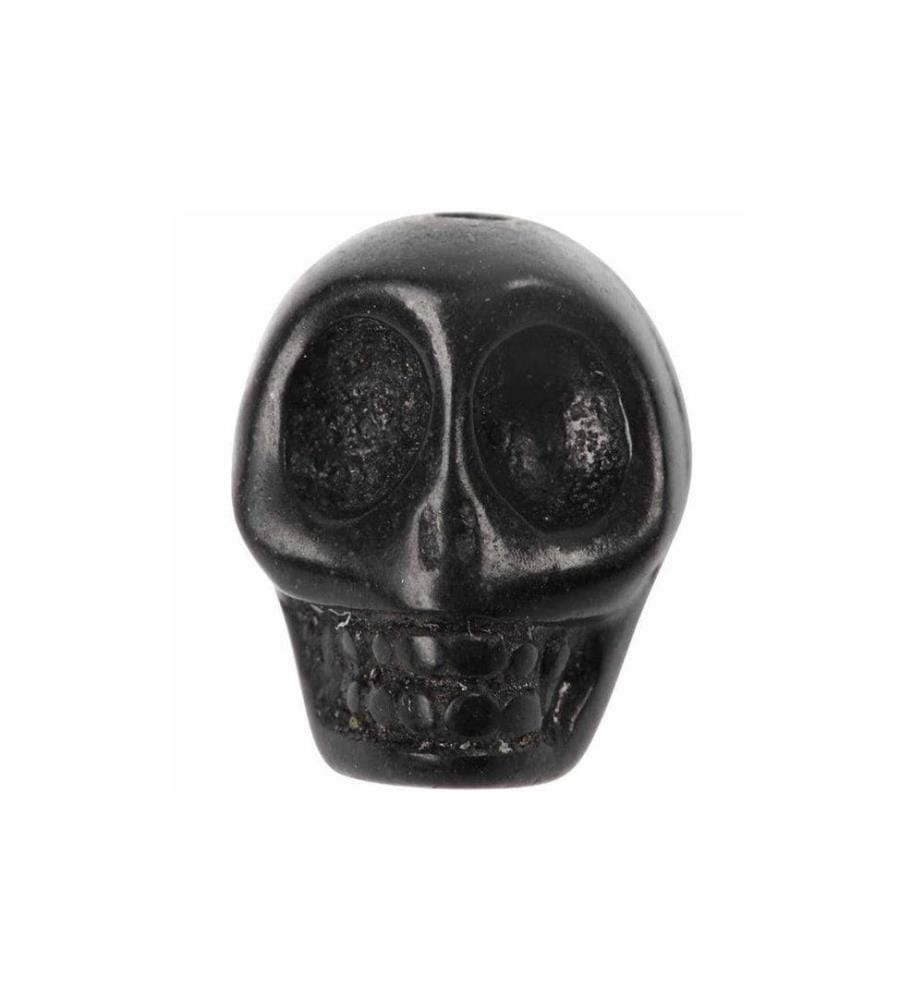 CREATIV COMPANY - Perlen 12 mm Totenkopf, 32 Stück
