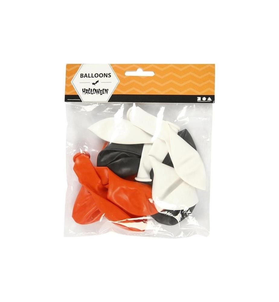 CREATIV COMPANY - Ballone Halloween 23 - 26 cm 10 Stück