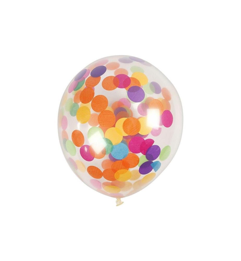 CREATIV COMPANY - Ballon de baudruche Confettis Multicolore