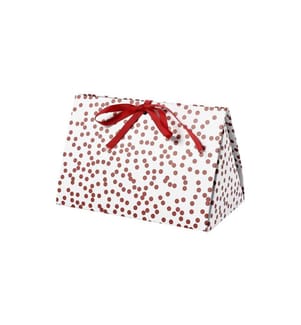 CREATIV COMPANY - Geschenkbox mit Band Punkte, 3 Stück