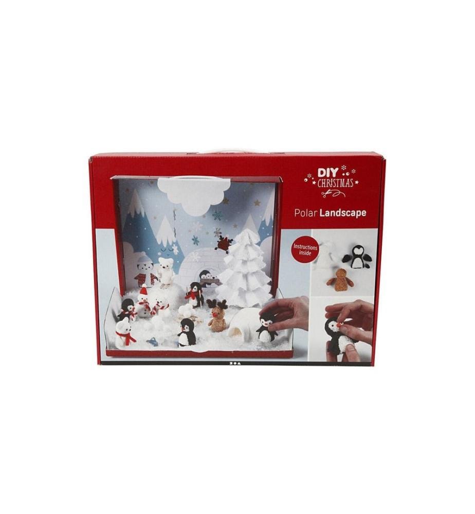 CREATIV COMPANY - Bastelset Weihnachtslandschaft Polar