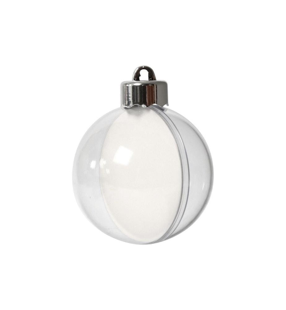 CREATIV COMPANY - Boules de Noël 6 cm Acrylique 8 pièces