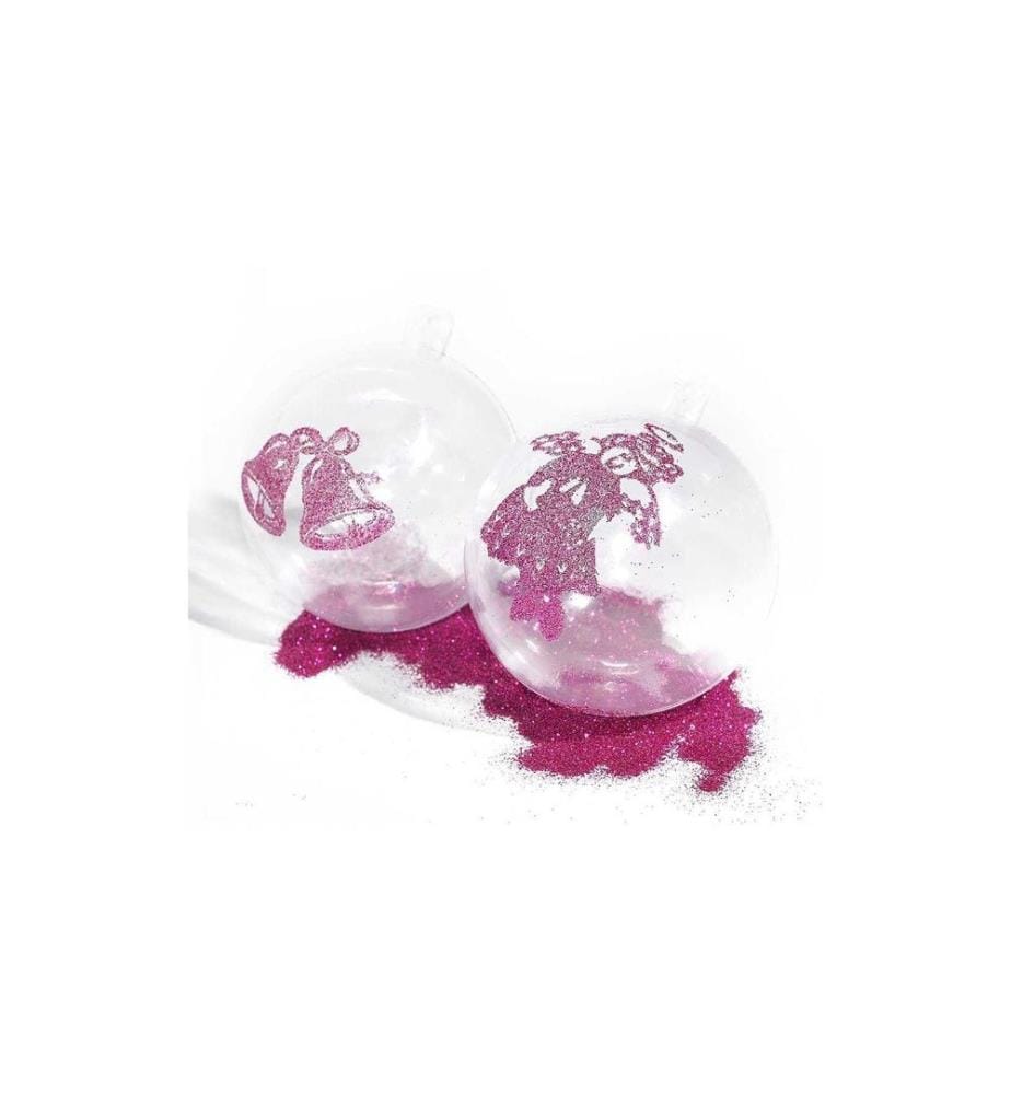 CREATIV COMPANY - Boules de Noël 6 cm Acrylique 8 pièces