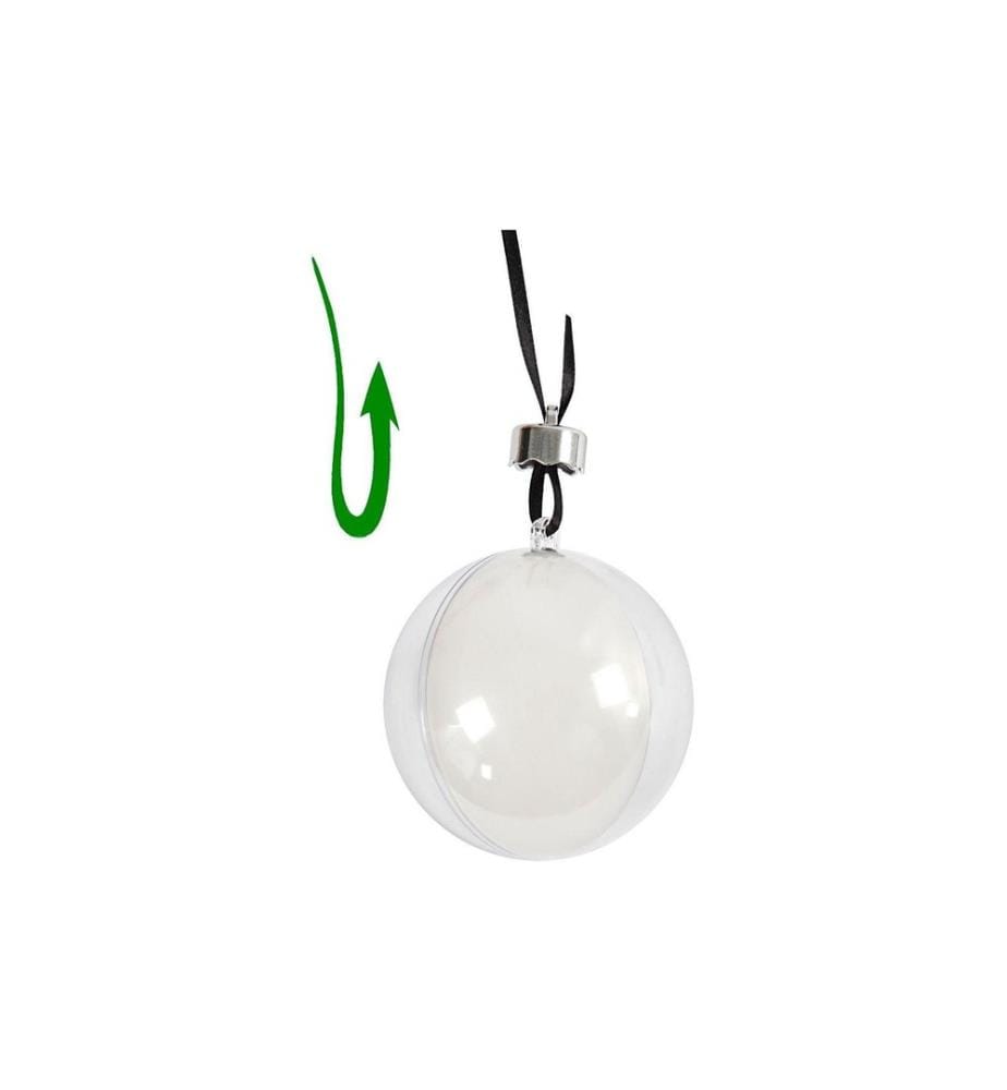 CREATIV COMPANY - Boules de Noël 6 cm Acrylique 8 pièces