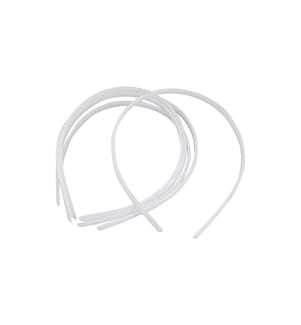 CREATIV COMPANY - Haarreif 8 mm, Weiss