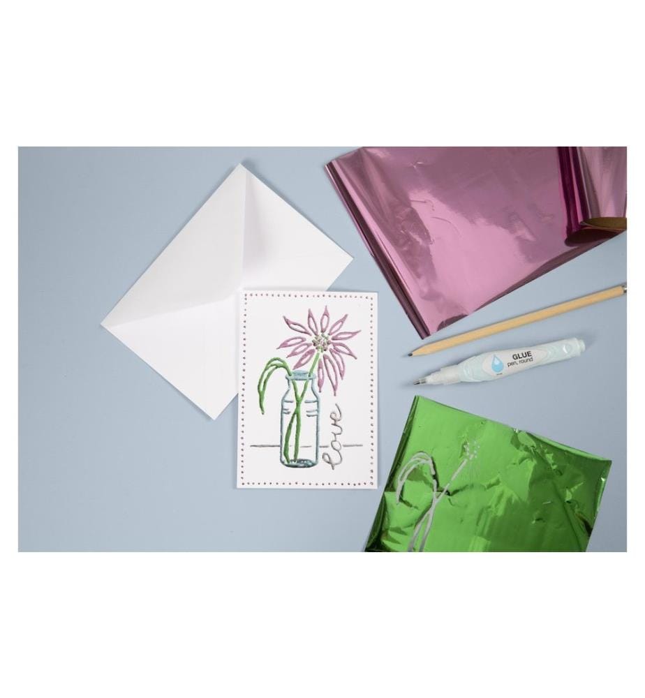 CREATIV COMPANY - Film de transfert 15.5 x 50 cm métallique