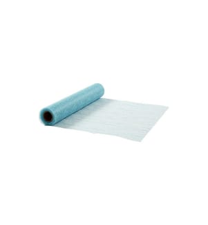 CREATIV COMPANY - Tischläufer Netz 30 cm x 10 m, Hellblau