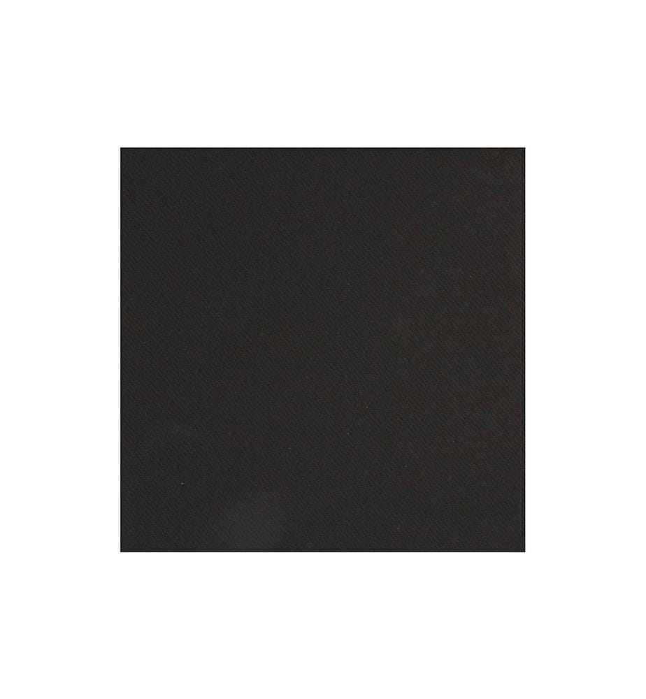 CREATIV COMPANY - Serviettes en papier 40 cm x 40 cm, 20 Pièce/s, Noir