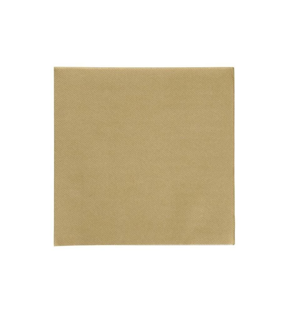 CREATIV COMPANY - Papierservietten 40 cm x 40 cm, 20 Stück, Gold