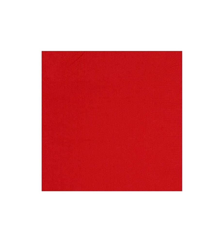 CREATIV COMPANY - Serviettes en papier Rouge 33 cm x 33 cm, 20 Pièce/s, Rouge