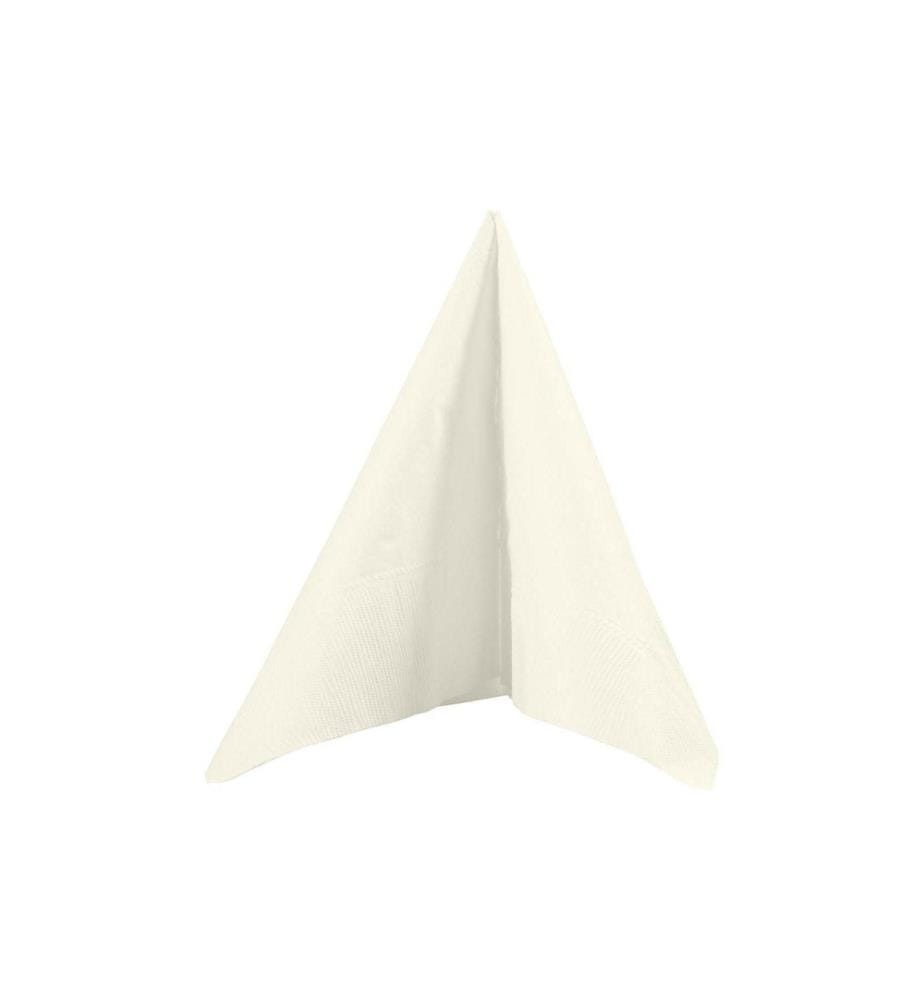 CREATIV COMPANY - Serviettes en papier 33 cm x 33 cm, 20 Pièce/s, Crème