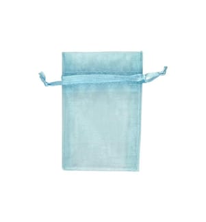 CREATIV COMPANY - Organzabeutel Organza 7 x 10 cm 10 Stück, Hellblau