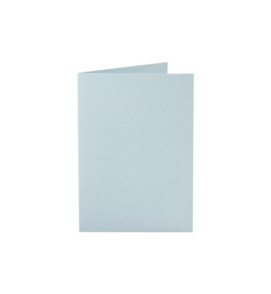 CREATIV COMPANY - Carte vierge 10.5 x 15 cm sans enveloppe, bleu clair