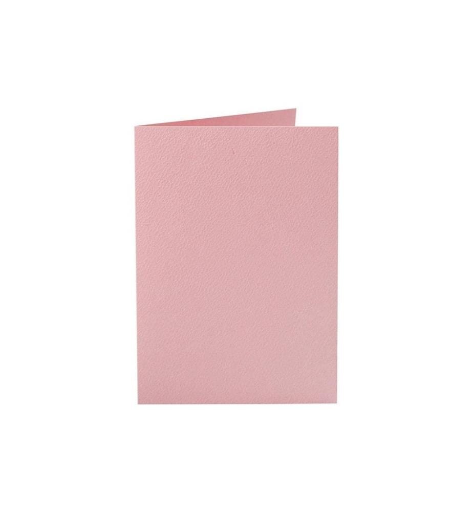 CREATIV COMPANY - Carte vierge 10.5 x 15 cm sans enveloppe, rose