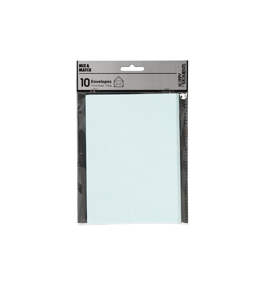 CREATIV COMPANY - Couvert 11.5 x 16 cm Hellblau