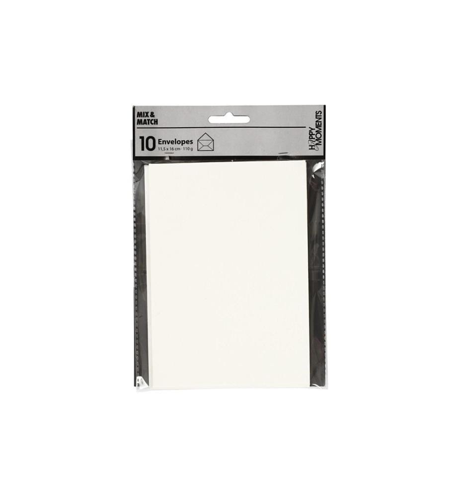 CREATIV COMPANY - Enveloppe 11.5 x 16 cm crème