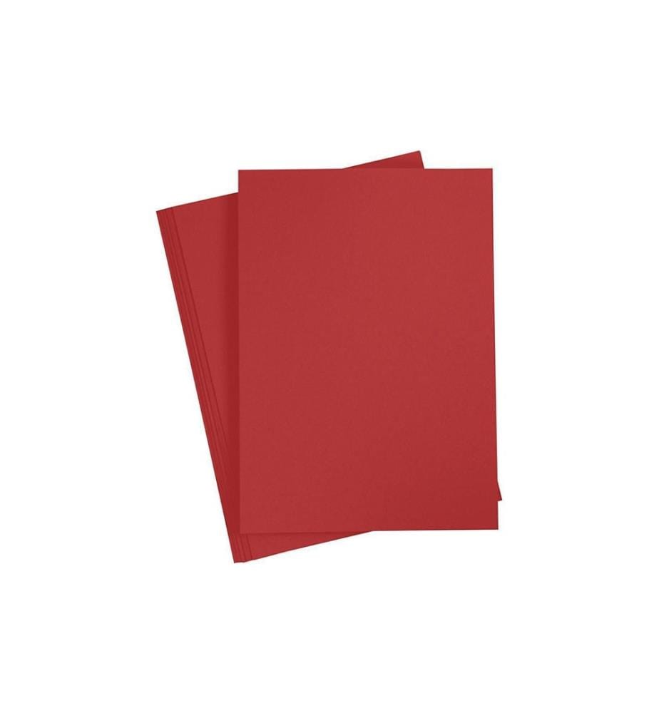 CREATIV COMPANY - Bastelpapier 70 g, 20 Blatt, Rot