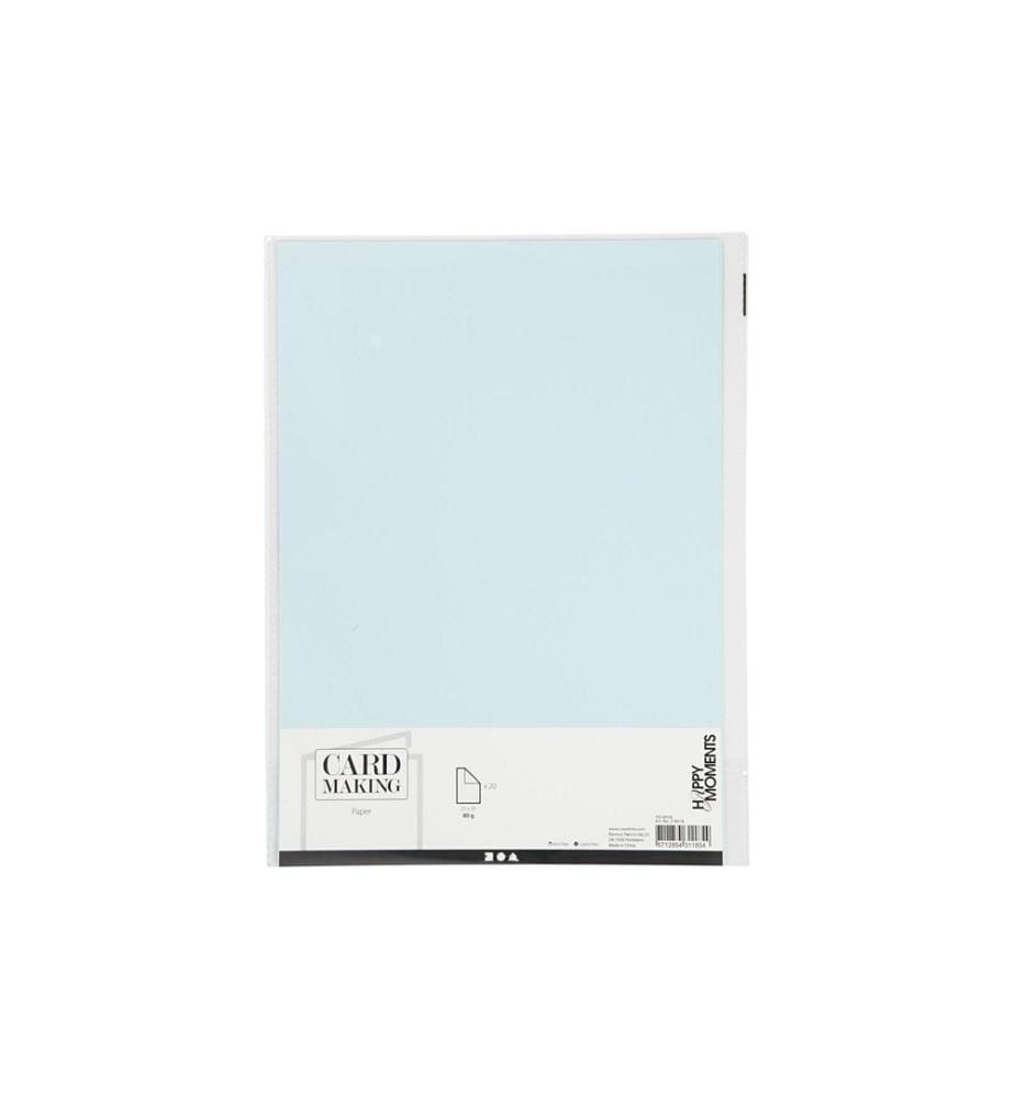 CREATIV COMPANY - Bastelpapier 70 g, 20 Blatt, Hellblau