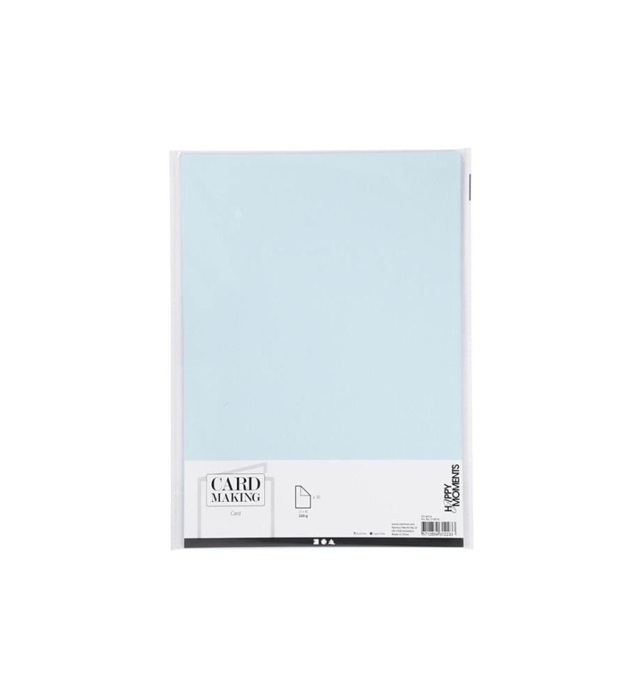 CREATIV COMPANY - Fotokarton A4, 10 Blatt, Hellblau