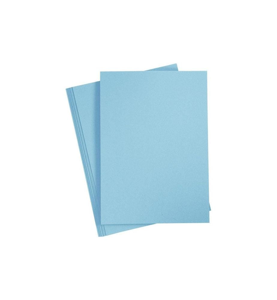 CREATIV COMPANY - Fotokarton A4, 10 Blatt, Hellblau