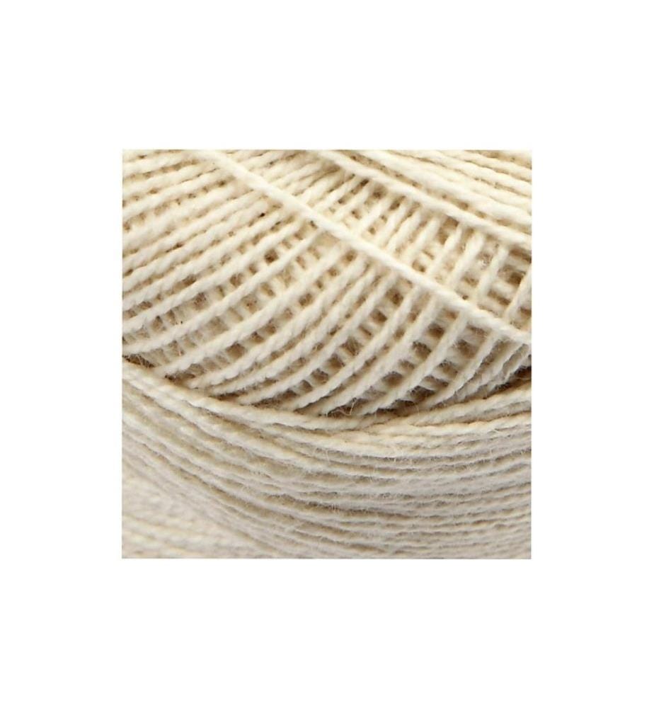 CREATIV COMPANY - Näh- und Stickgarn Beige, 20 g