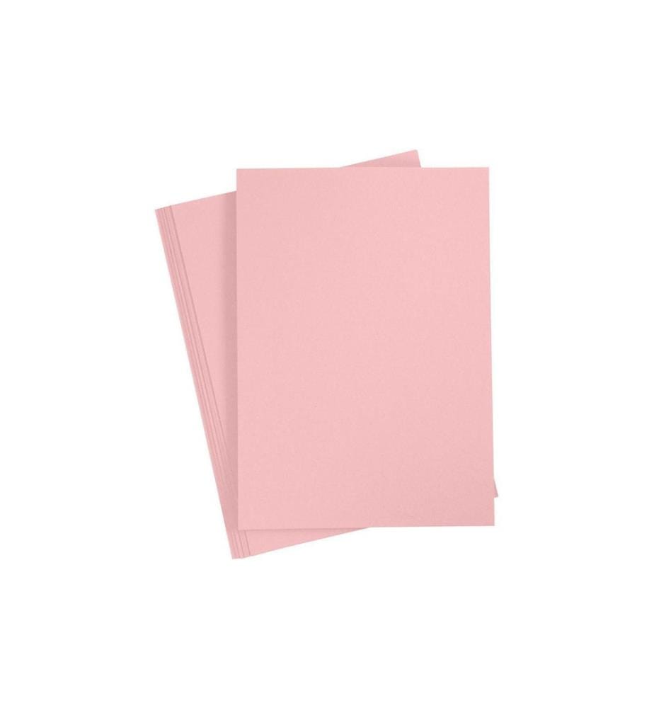 CREATIV COMPANY - Fotokarton A4, 10 Blatt, Rosa
