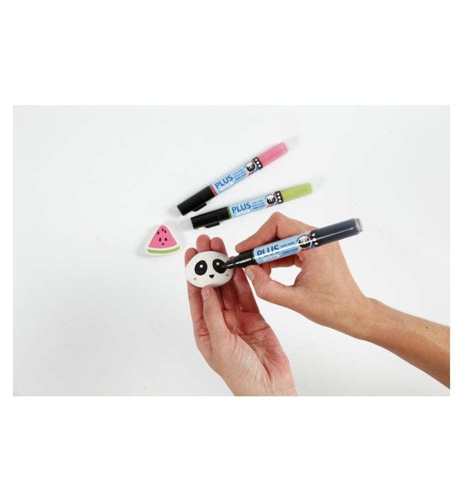 CREATIV COMPANY - Marqueur acrylique Plus Color  Ensemble de 3