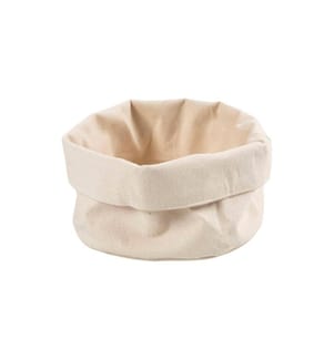 CREATIV COMPANY - Stoff-Bastelset Stoffkörbe 14.5 x 20 cm, Hellnatur, 2 Stück