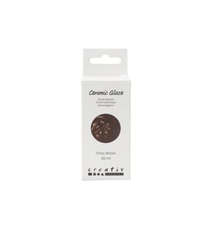 CREATIV COMPANY - Keramikglasur 984 - 1101 °C, 60 ml, Braun