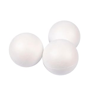 CREATIV COMPANY - Styropor-Kugeln 10 cm, Weiss, 25 Stück