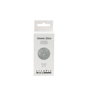 CREATIV COMPANY - Keramikglasur 984 - 1101 °C, 60 ml, Grau