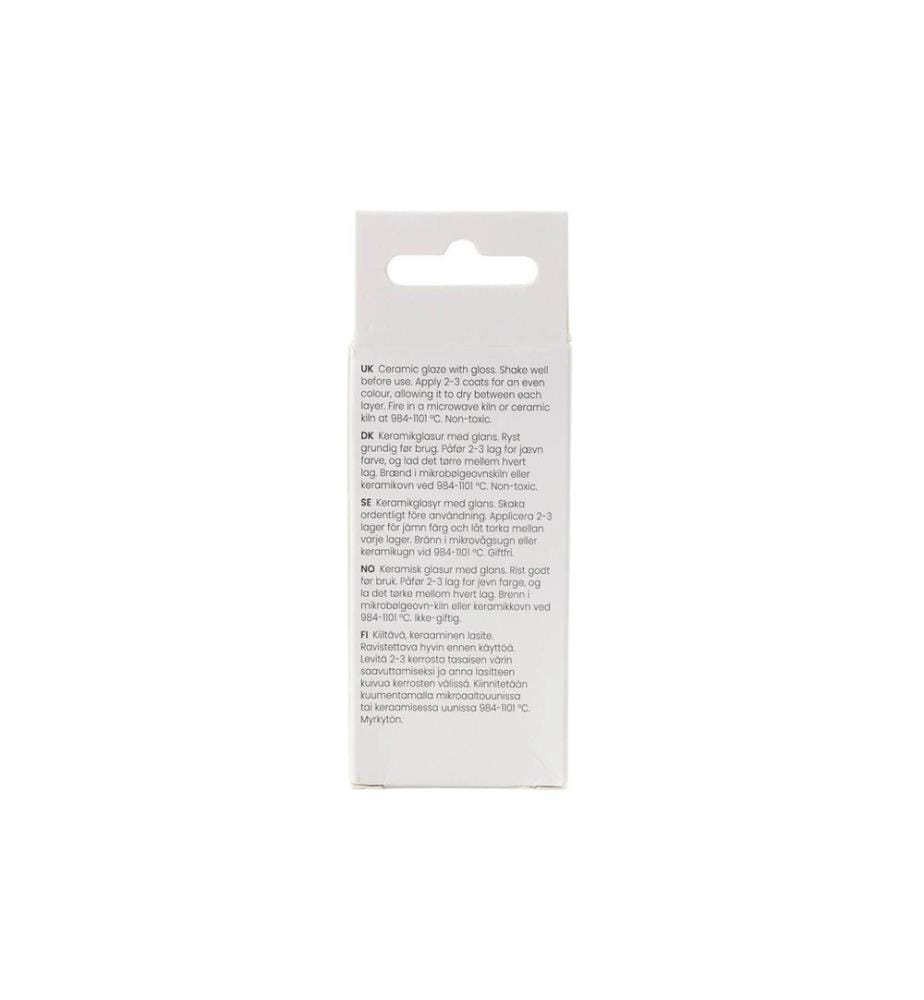 CREATIV COMPANY - Keramikglasur 984 - 1101 °C, 60 ml, Grau