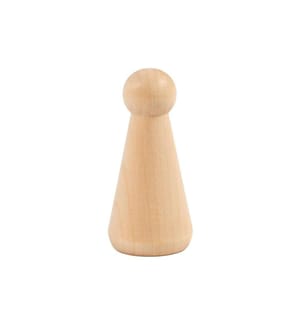 CREATIV COMPANY - Holzartikel Kegelfigur 8 cm, 3 Stück