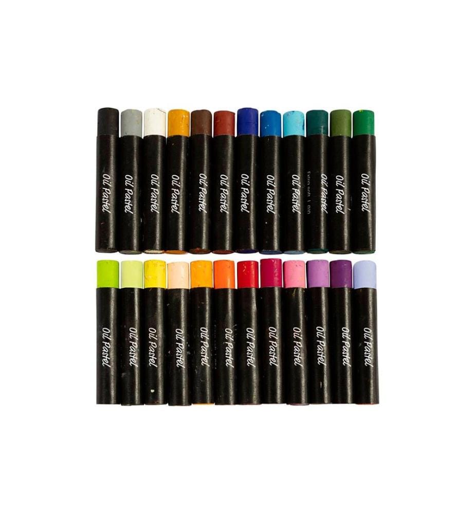 CREATIV COMPANY - Peinture à l'huile Couleurs pastel, 24 pièces