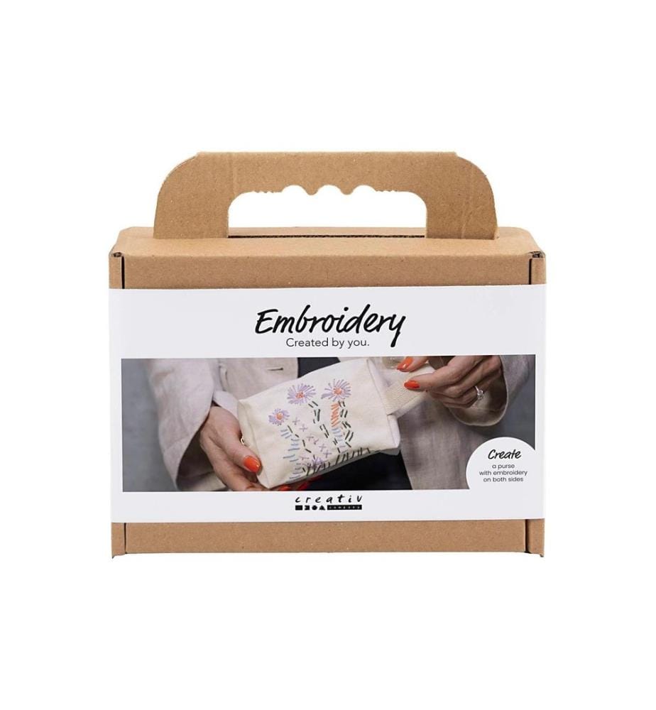 CREATIV COMPANY - Bastelset Kosmetiktasche Sticken