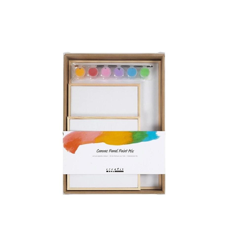 CREATIV COMPANY - Keilrahmen-Set mit Farben