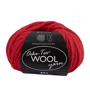CREATIV COMPANY - Wolle Oeko-Tex 50 g, Rot