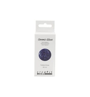 CREATIV COMPANY - Keramikglasur 984 - 1101 °C, 60 ml, Dunkelblau