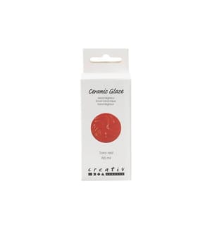 CREATIV COMPANY - Keramikglasur 984 - 1101 °C, 60 ml, Rot