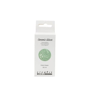CREATIV COMPANY - Keramikglasur 984 - 1101 °C, 60 ml, Grün