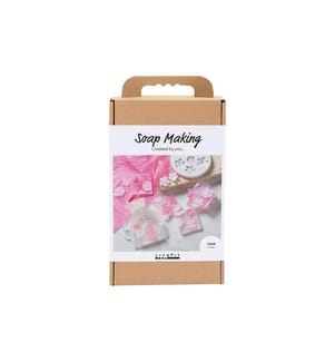 CREATIV COMPANY - Bastelset - Seifenherstellung, Blumen, Rosa/Pink