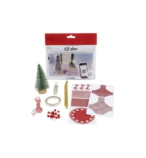 CREATIV COMPANY - Mini ustensiles Porte des lutins Arbre de Noël et cadeaux