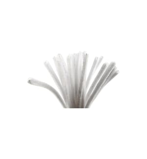 CREATIV COMPANY - Pfeifenreiniger L 30 cm Dicke 9 mm weiss 25 Stk